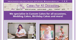Desktop Screenshot of iloveladycakes.com